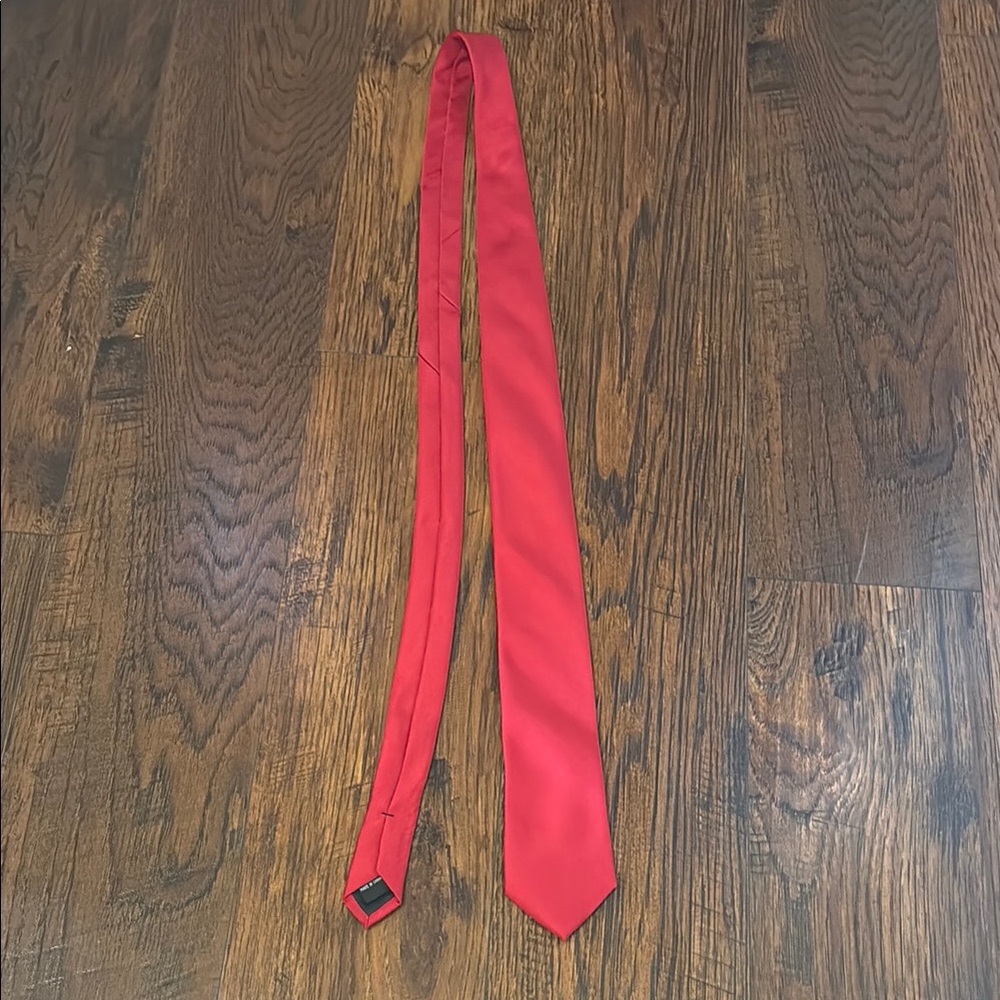 Red Silk Tie